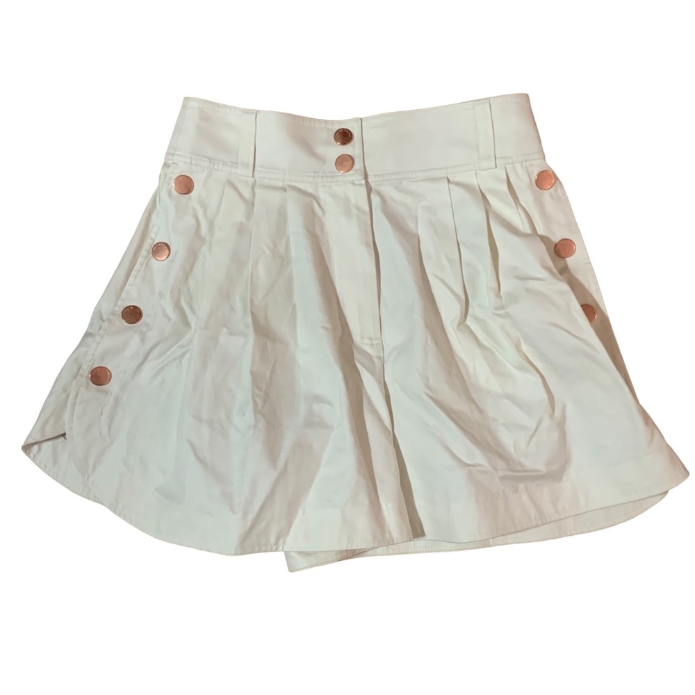 See By Chloe High Waist Cream Shorts